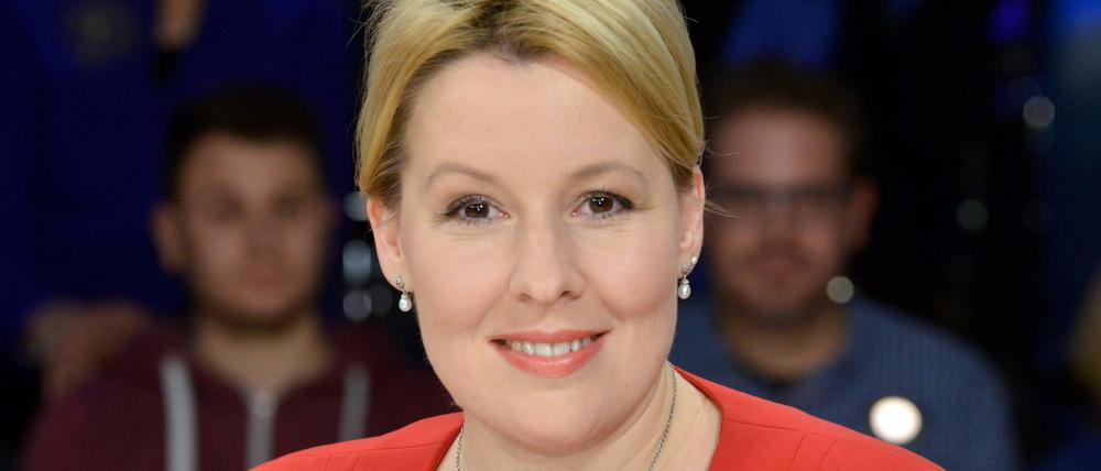 Franziska Giffey während der ZDF-Talksendung "Maybrit Illner". (Archivbild 2016)