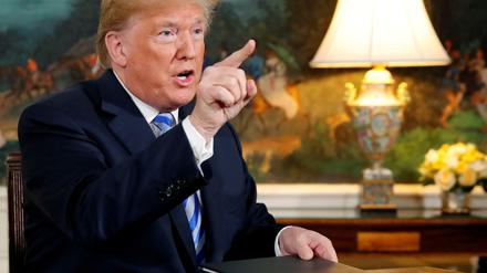 Präsident Donald Trump setzt auf eine harte Gangart gegenüber dem Iran.