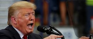 US-Präsident Donald Trump bei einem Wahlkampfauftritt in Florida