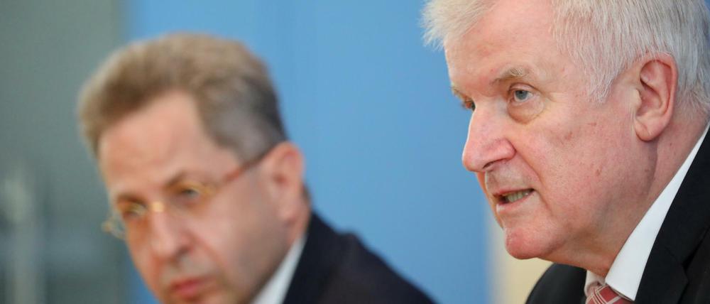 Horst Seehofer und Hans-Georg Maassen.