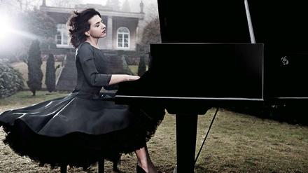 Die georgische Pianistin Khatia Buniatishvili.