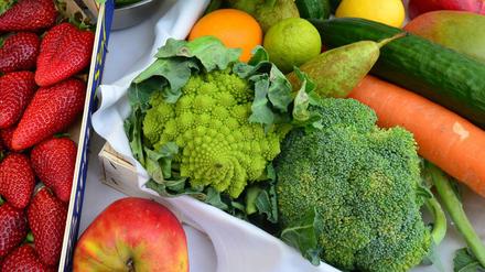Frisches Obst und Gemüse 