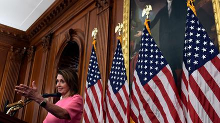 Nancy Pelosi, bisher Minderheitsführerin im US-Repräsentantenhaus