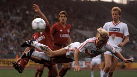 Jürgen Klinsmann war einer der besten Spieler, die der VfB Stuttgart jemals hervorgebracht hat. Die Fans hoffen auf seine Rückkehr.