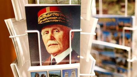 Philippe Petain auf einer französischen Postkarte.