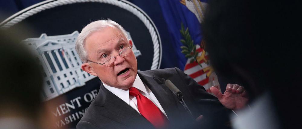 Abgelöst als US-Justizminister: Jeff Sessions 