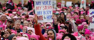 Teilnehmerinnen des Women's March im Januar 2017 in Washington 