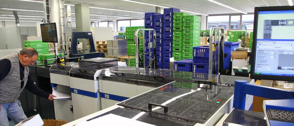 Eine Abteilung im IT-Dienstleistungszentrum Berlin (ITDZ)