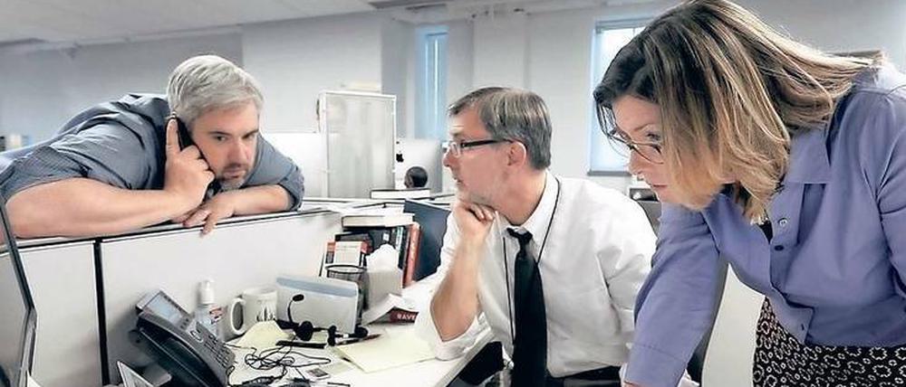 Make news great again. Die „New York Times“-Journalisten Michael Shear und Lara Jakes erfahren von James Comeys Kündigung.