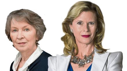 Elisabeth Schwarz (links) und Leslie Malton