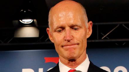 Rick Scott muss noch um den Sieg bei den Midterms 2018 bangen. Das Wahlergebnis ist knapp.