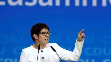 Annegret Kramp-Karrenbauer war am Dienstagabend in Lübars Gast beim Kreisparteitag der CDU Reinickendorf.