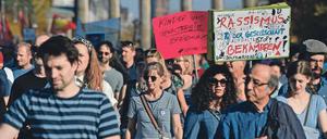 „Holen wir uns den Heimatbegriff zurück.“ Die „Unteilbar“-Demonstration am 13. Oktober in Berlin. 