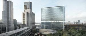 So sieht der Entwurf für das neue Hochhaus am Bahnhof Zoo aus.