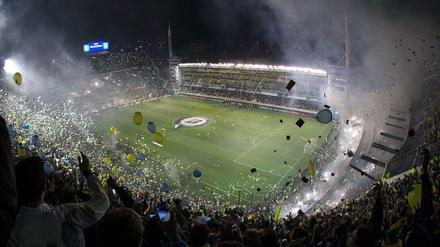 Beim Superclasico gegen River Plate ist die Stimmung in der Bombonera besonders hitzig.