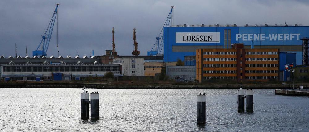 Die zur Lürssen-Gruppe gehörende Peene-Werft hat rund 300 Mitarbeiter.