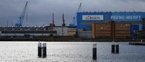 Die zur Lürssen-Gruppe gehörende Peene-Werft hat rund 300 Mitarbeiter.