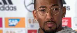 Jerome Boateng bei einer Presskonferenz der Nationalmannschaft im Mai 2018.