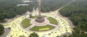 Unter dem Motto "Sonne statt Kohle" protestierte Greenpeace im Juni gegen eine Sitzung der Kohlekommission. 