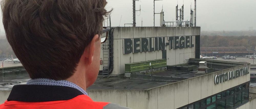 Flughafenchef Engelbert Lütke Daldrup am Flughafen Tegel
