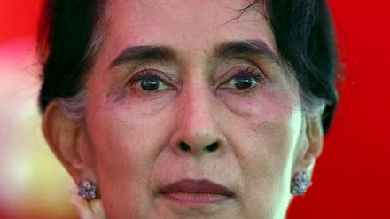 Myanmars Staatsrätin und de-facto-Regierungschefin Aung San Suu Kyi.