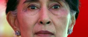 Myanmars Staatsrätin und de-facto-Regierungschefin Aung San Suu Kyi.