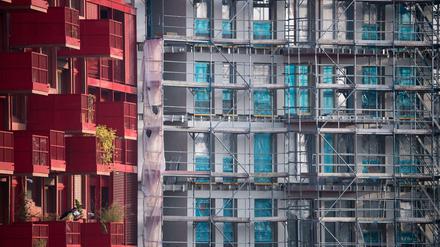 Wohnungsbau in Berlin-Kreuzberg. 