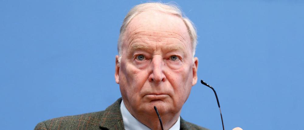 AfD-Chef Alexander Gauland