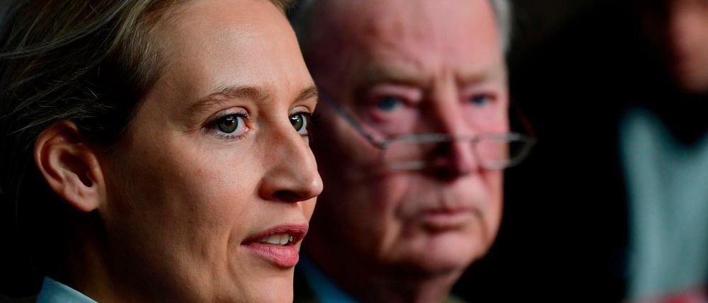 AfD-Parteichef Alexander Gauland hat sich in der Spendenaffäre hinter seine Co-Fraktionsvorsitzende Alice Weidel gestellt.