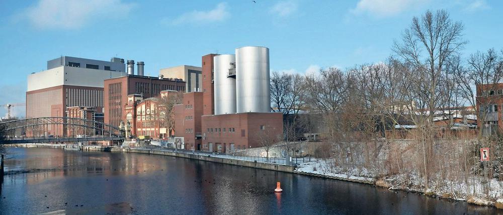 Das alteTanklager in Charlottenburg neben dem Kraftwerk Charlottenburg. 