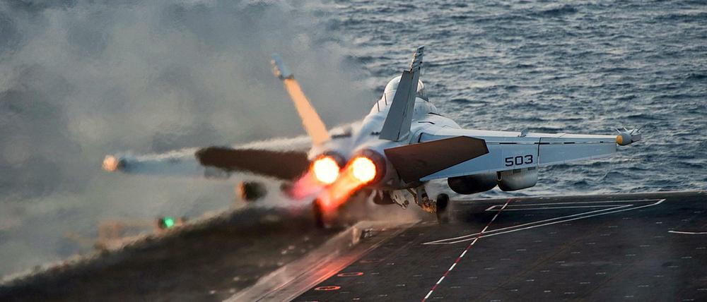 Die US-Luftwaffe kämpft im Osten Syriens weiterhin gegen den IS.