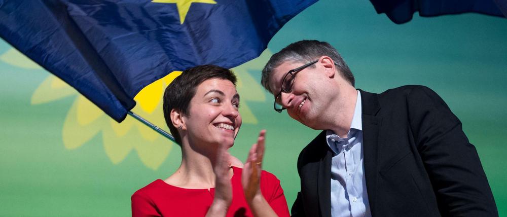 Ska Keller und Sven Giegold.