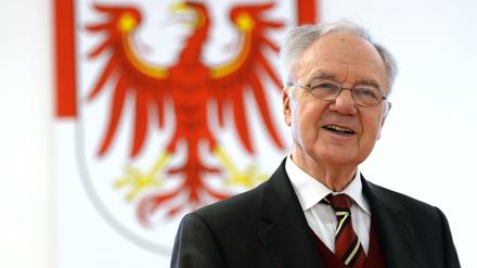 Brandenburgs ehemaliger Ministerpräsident Manfred Stolpe (SPD).