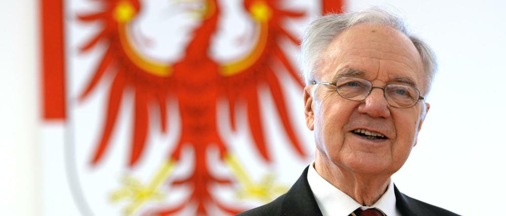Brandenburgs ehemaliger Ministerpräsident Manfred Stolpe (SPD).