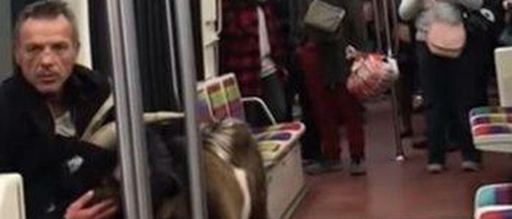 Eine Mann mit einer geklauten Ziege hat den Berufsverkehr in Paris beeinträchtigt.