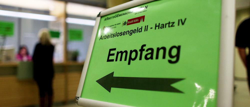 Empfangsschalter für Beantragung von Hartz IV in Köln (Archivbild) 