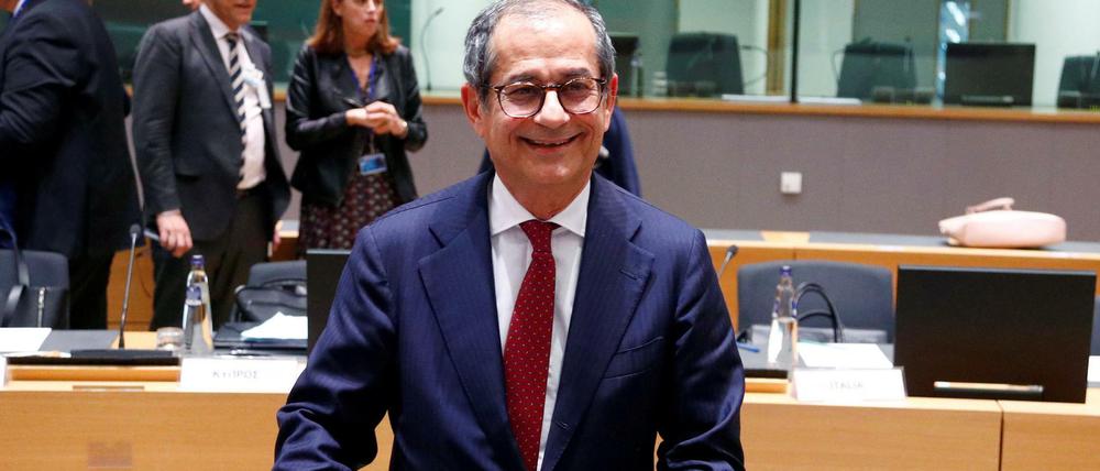 Italiens Finanzminister Giovanni Tria verteidigt den Ausgabenkurs seiner Regierung.