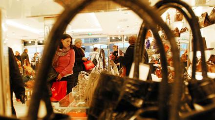 Shoppen in Berlin.