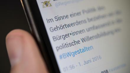 Das Gendersternchen, eine umstrittene Form der geschlechtergerechten Schreibweise.