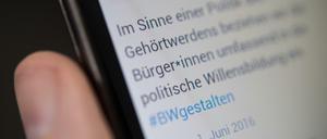 Das Gendersternchen, eine umstrittene Form der geschlechtergerechten Schreibweise.