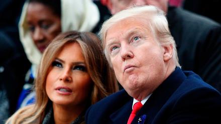 US-Präsident Donald Trump und First Lady Melania 