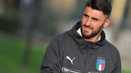 Fußball, Nationalteam Italien Training Photo LaPresse - Jennifer Lorenzini 12 November 2018 Firenze (Italy) Soccer Italy Italian Football meeting - &amp;quot;Coverciano&amp;quot; - training In the pic: Vincenzo Grifo PUBLICATIONxINxGERxSUIxAUTxONLY Copyright: xJenniferxLorenzini/LaPressex