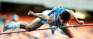 DDR-Zehnkämpfer Christian Schenk bei den Olympischen Spielen vor 30 Jahren. Der 53-Jährige leidet an einer bipolaren Störung und schweren Depressionen.