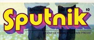 Provokation. Mit dieser Ausgabe machte sich die Zeitschrift „Sputnik“ im November 1988 bei der SED-Führung keine Freunde.