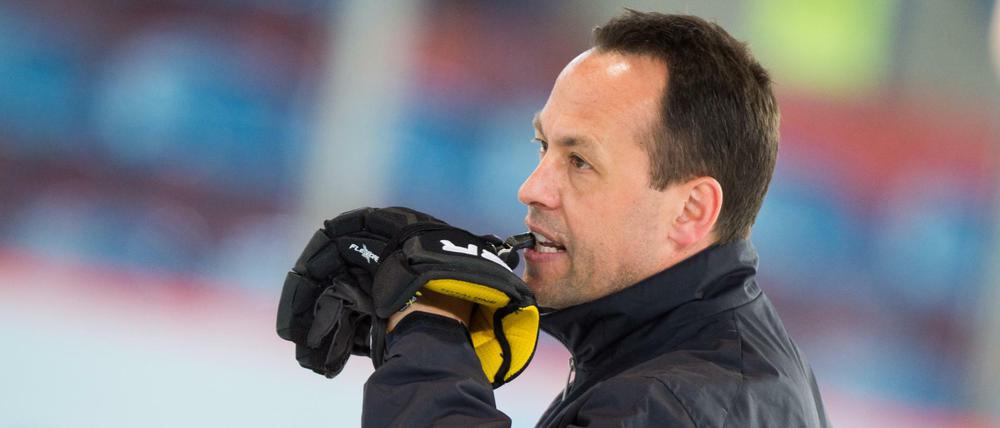 Sonntag noch in Krefeld beim Deutschland Cup, nun schon bei den LA Kings in der NHL: Marco Sturm.