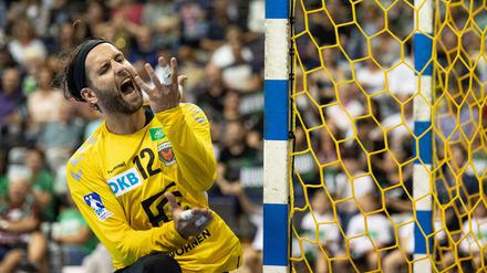 Zum Schreien. Die Füchse mit Torhüter Silvio Heinevetter erwischten gegen Melsungen keinen guten Tag.