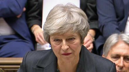 Theresa May, Premierministerin von Großbritannien. 