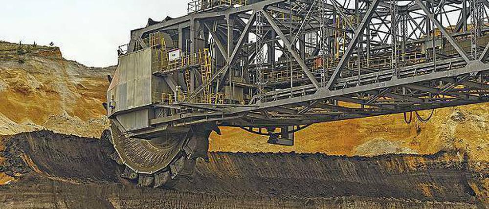 Über Tage. Der Braunkohleabbau ist noch bis in die 2040er Jahre gesichert.