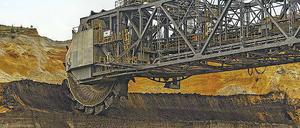 Über Tage. Der Braunkohleabbau ist noch bis in die 2040er Jahre gesichert.