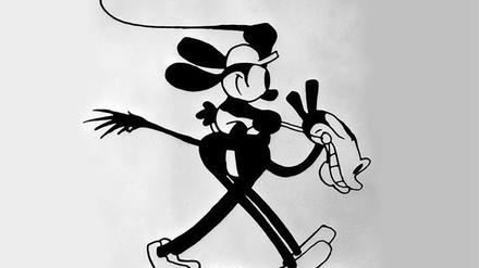 Riesenohren und Knopfnase: So ritt Micky-Maus-Vorläufer Oswald in den 20er Jahren über die Leinwand.